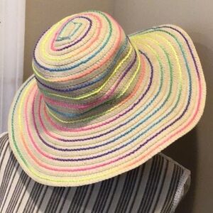 Multi Colored Brimmed Hat